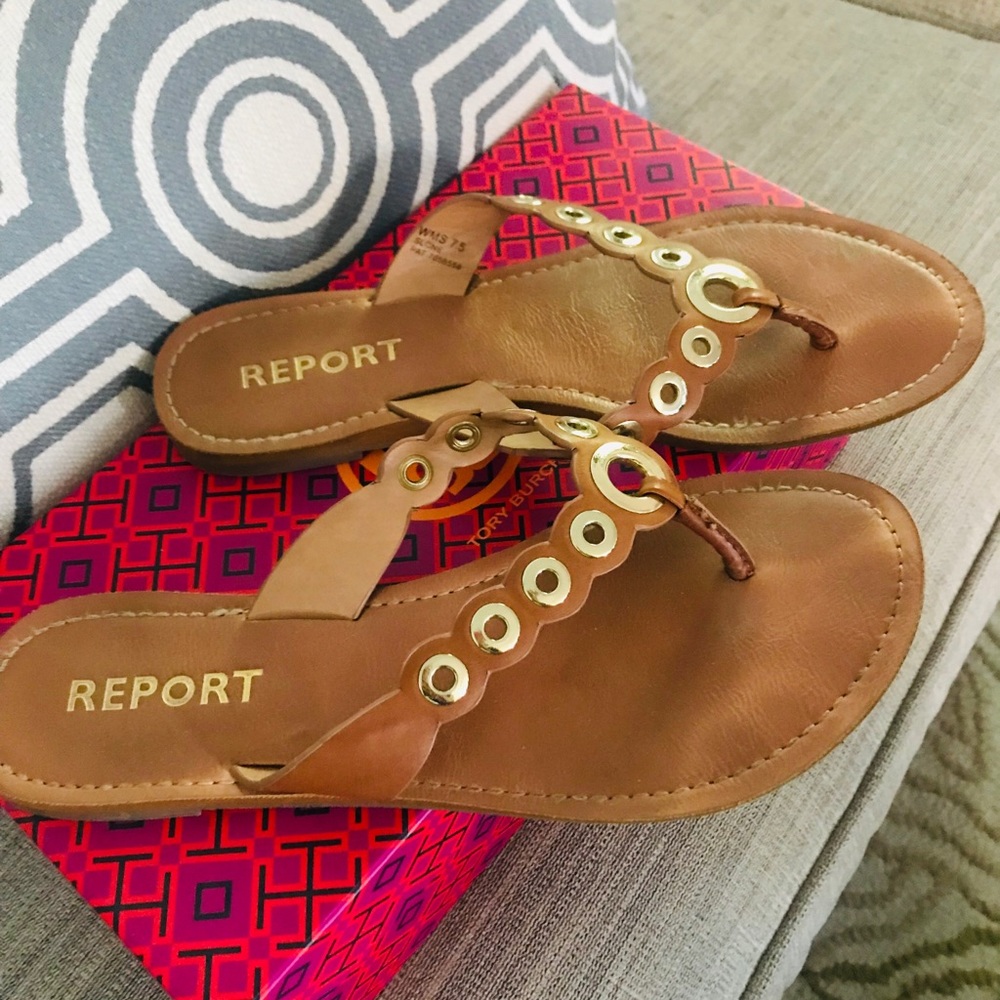 Brown Flip Flops